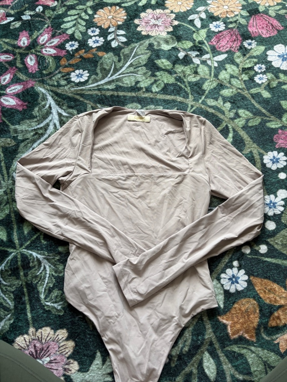 Long sleeve soft purple bodysuit